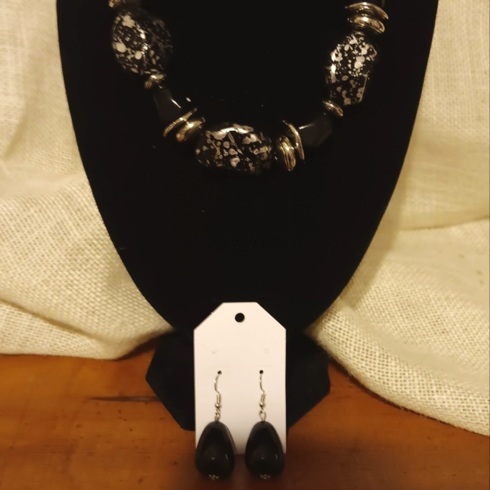 Necklace and earrings        #5